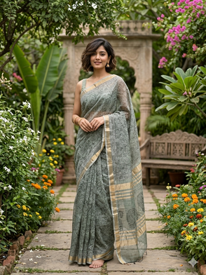 Sage Sanganeri Kota doriya Saree
