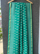 Green Dabu Chanderi Saree