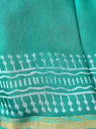 Green Dabu Chanderi Saree