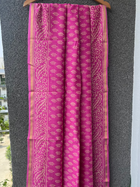 Pink Dabu Chanderi Saree