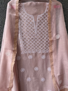 Sanchita Dusty pink Chikankari Kurta set with Mukaish work