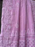 Pink Chikankari Kotadoriya Saree