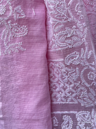 Pink Chikankari Kotadoriya Saree