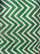 Green & Yellow Ajrakh Chanderi Saree