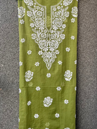Ena Green Unstitched Chikankari Suit Set