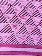 Lilac Block print Kota doriya Saree