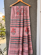 Pink & Green Kota doriya Saree