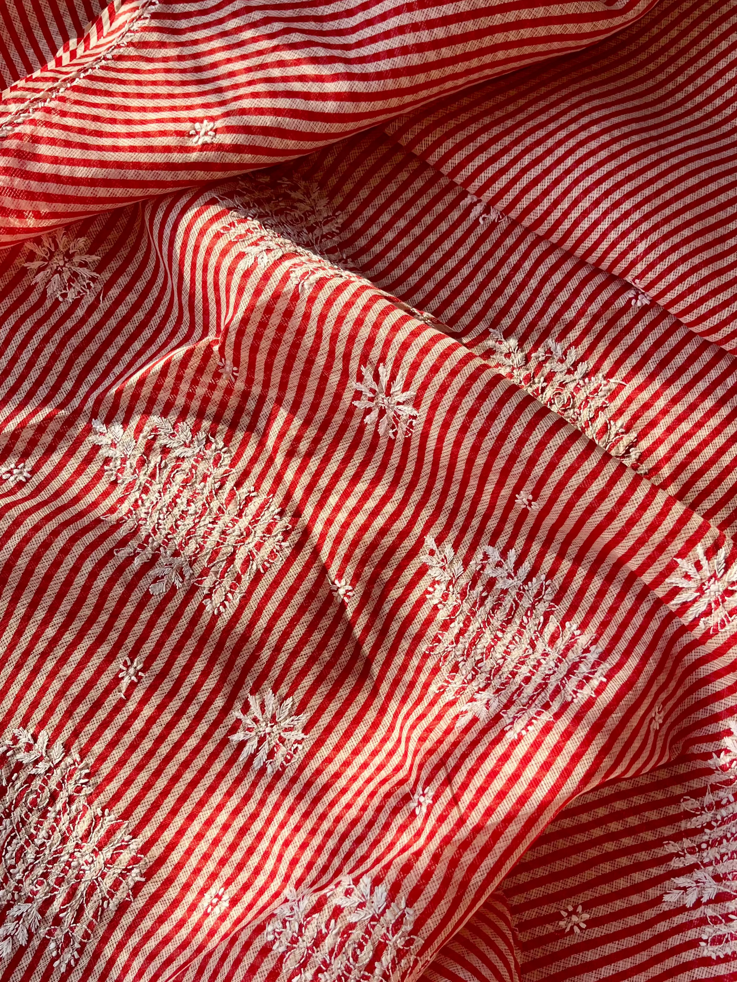 Leheriya Chikankari Kotadoriya Saree