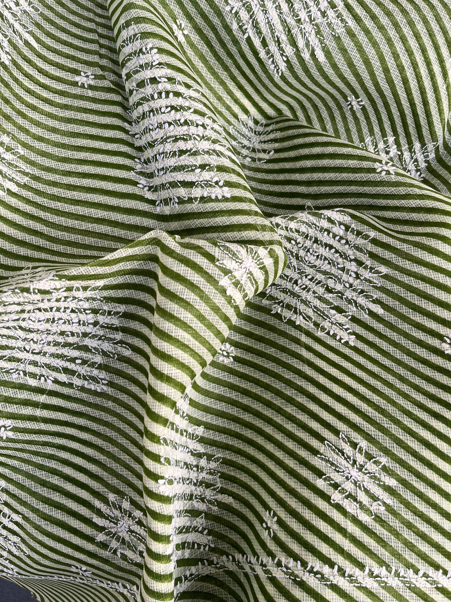 Leheriya Chikankari Kotadoriya Saree