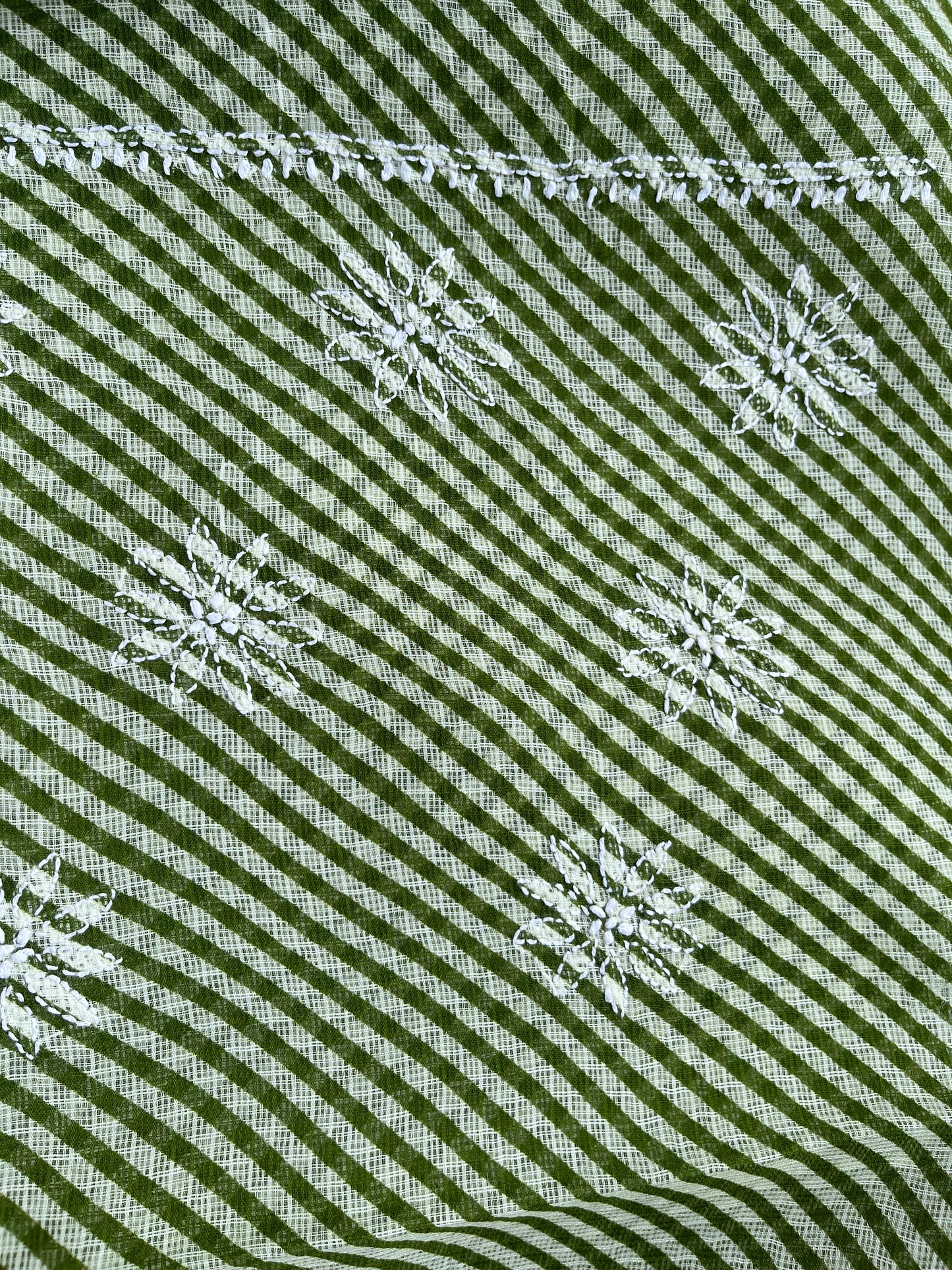 Leheriya Chikankari Kotadoriya Saree