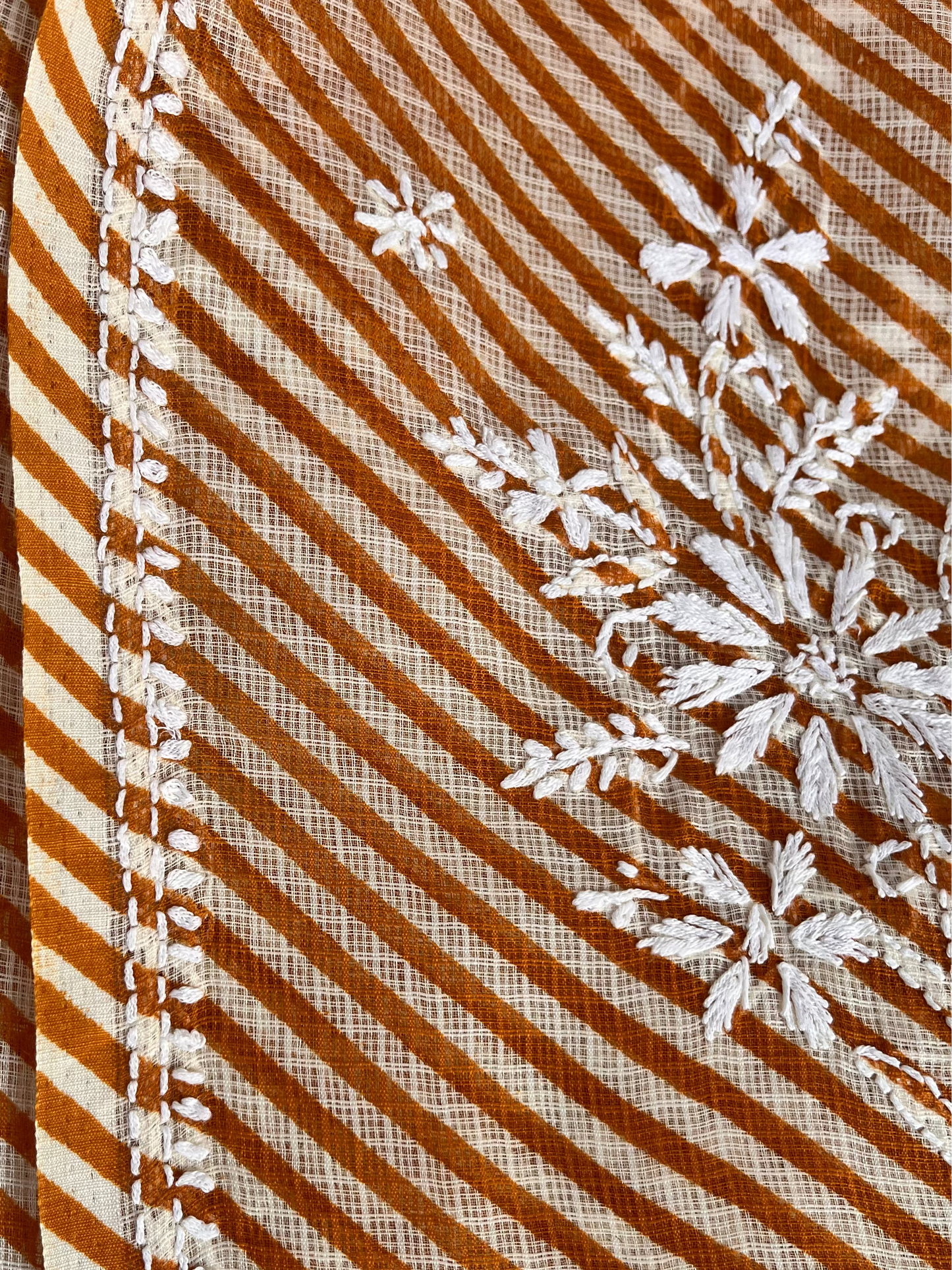 Leheriya Chikankari Kotadoriya Saree