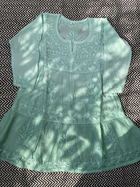 Haley Ombre Chikankari Kids Kurta Set