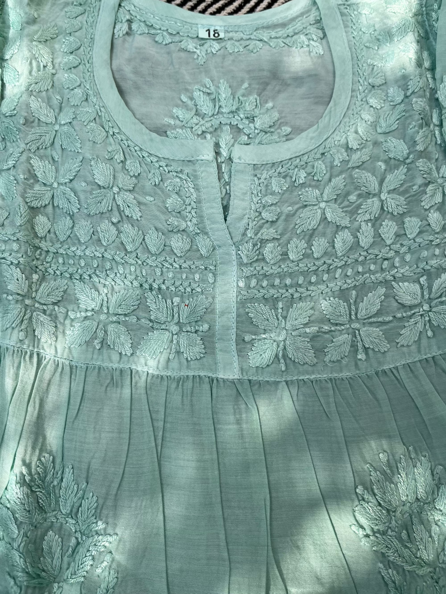 Haley Ombre Chikankari Kids Kurta Set
