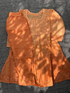 Haley Ombre Chikankari Kids Kurta Set