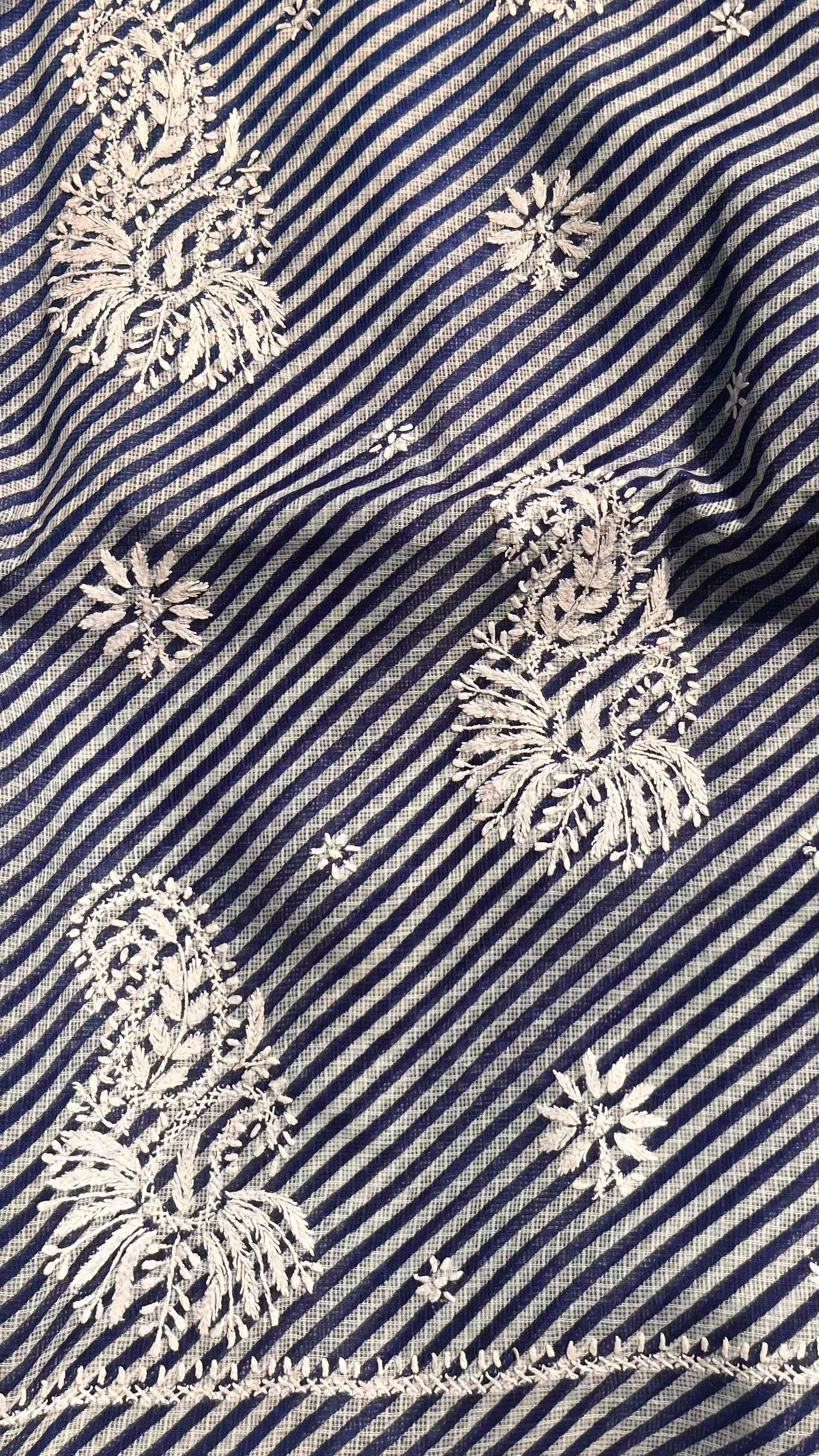 Leheriya Chikankari Kotadoriya Saree