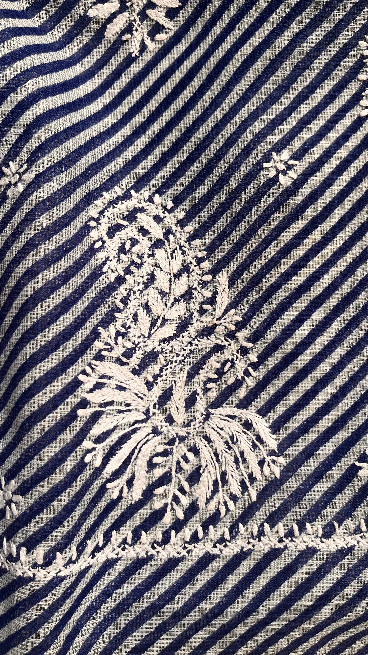 Leheriya Chikankari Kotadoriya Saree