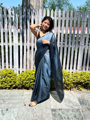 Ombré Georgette Saree